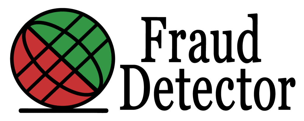 betrouwbaarheid website testen met Fraud Detector logo