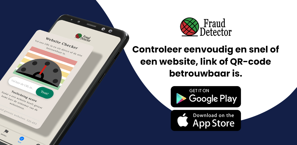 Fraud Detector lanceert gratis app - Nog makkelijker websites checken